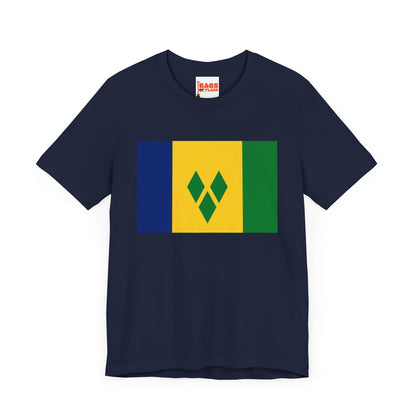 Saint Vincent and the Grenadines Flag on T-shirt