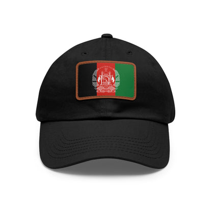 Afghanistan Leather Patch Hat