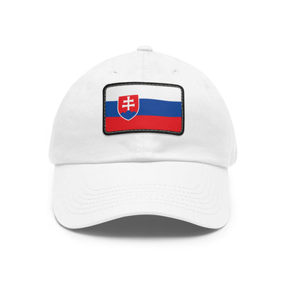 Slovakia Leather Patch Hat