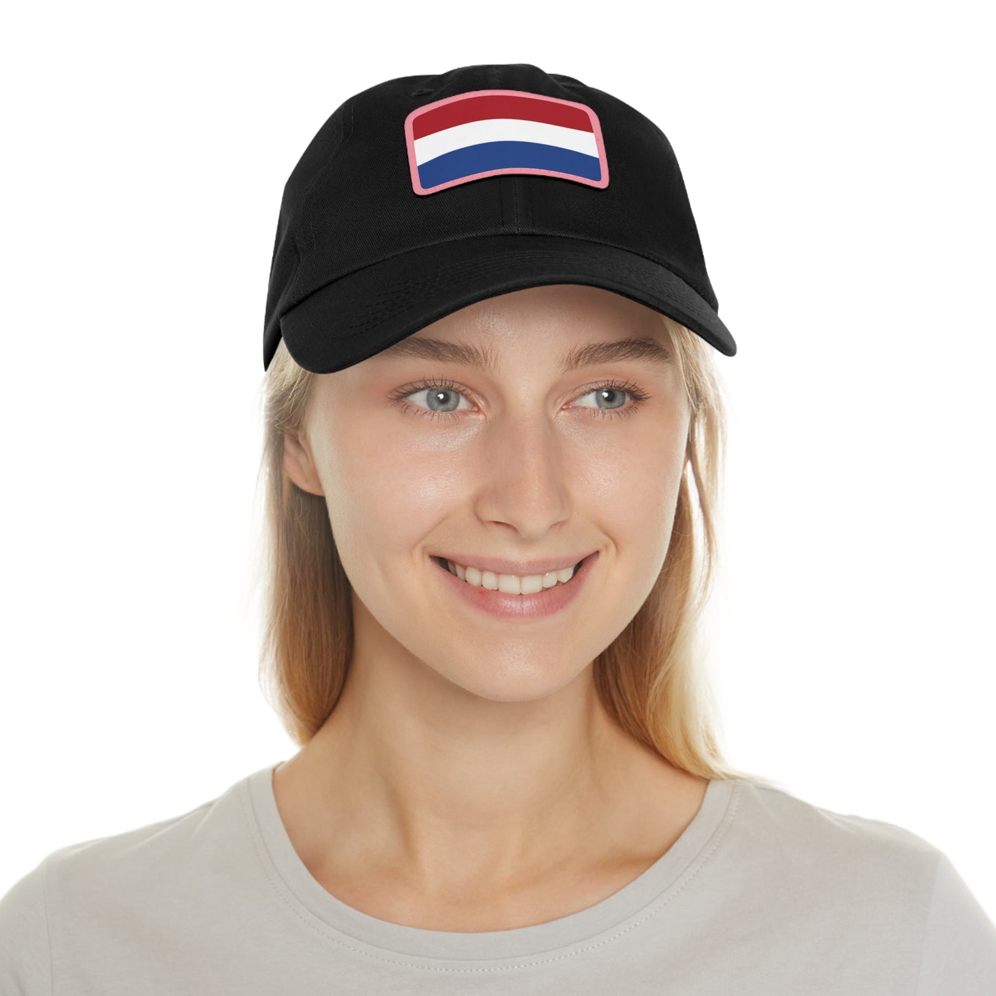 Netherlands Leather Patch Hat