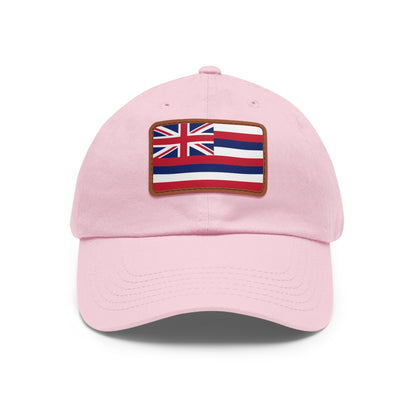 Hawaii Leather Patch Hat