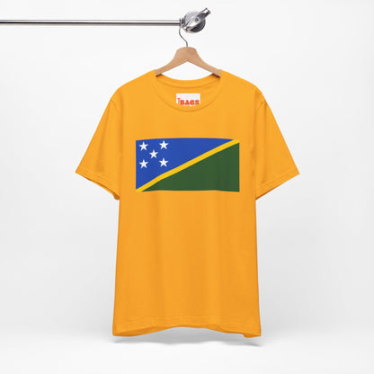 Solomon Islands Flag on T-shirt