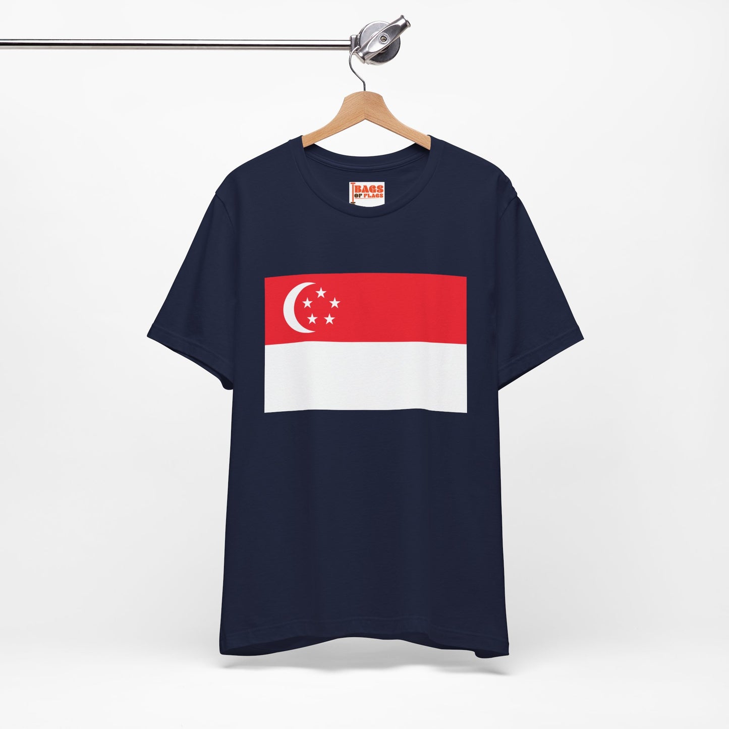 Singapore Flag on T-shirt