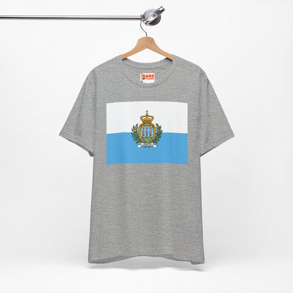 San Marino Flag on T-shirt