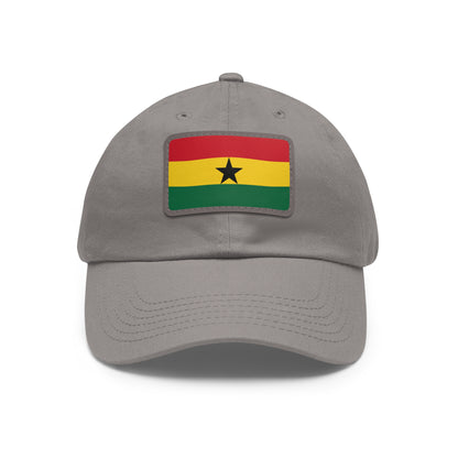 Ghana Leather Patch Hat