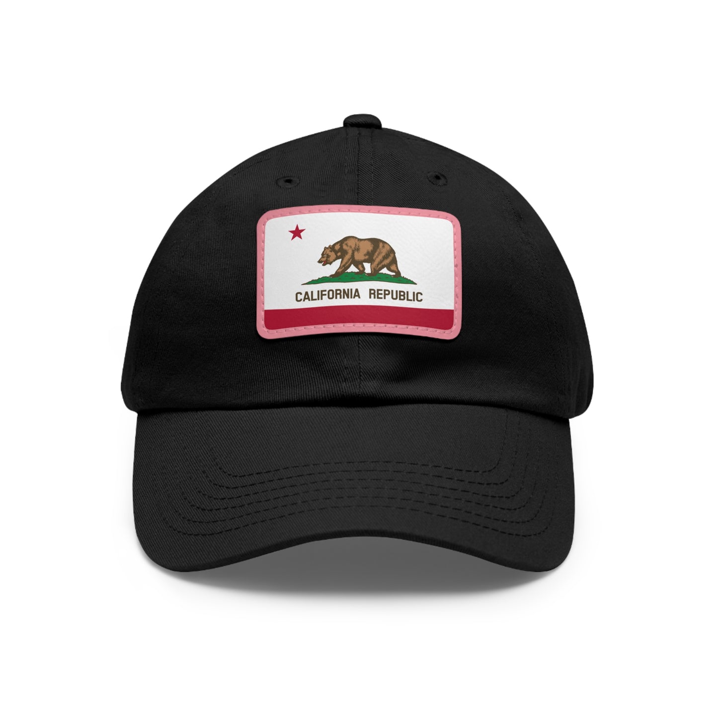 California Leather Patch Hat