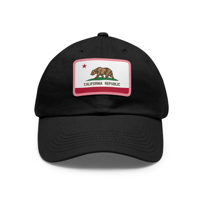 California Leather Patch Hat