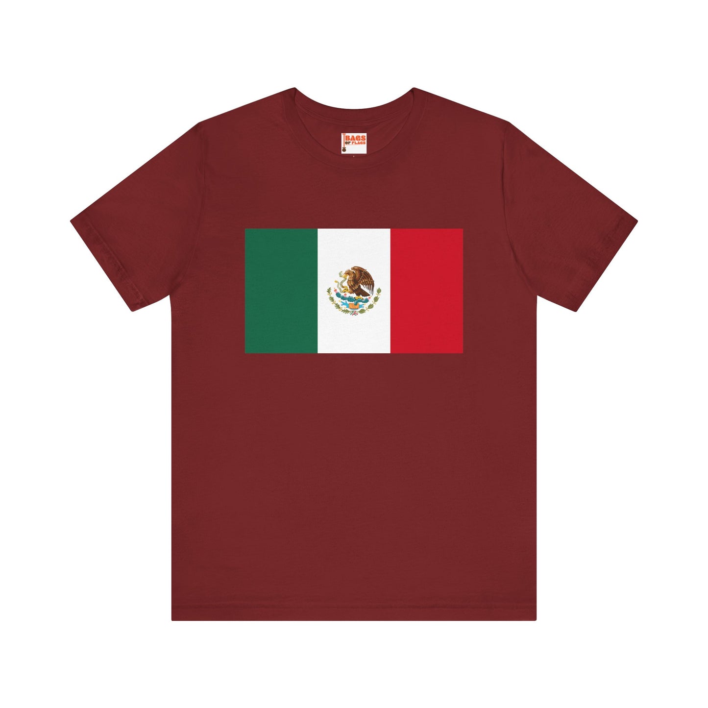 Mexico Flag on T-shirt
