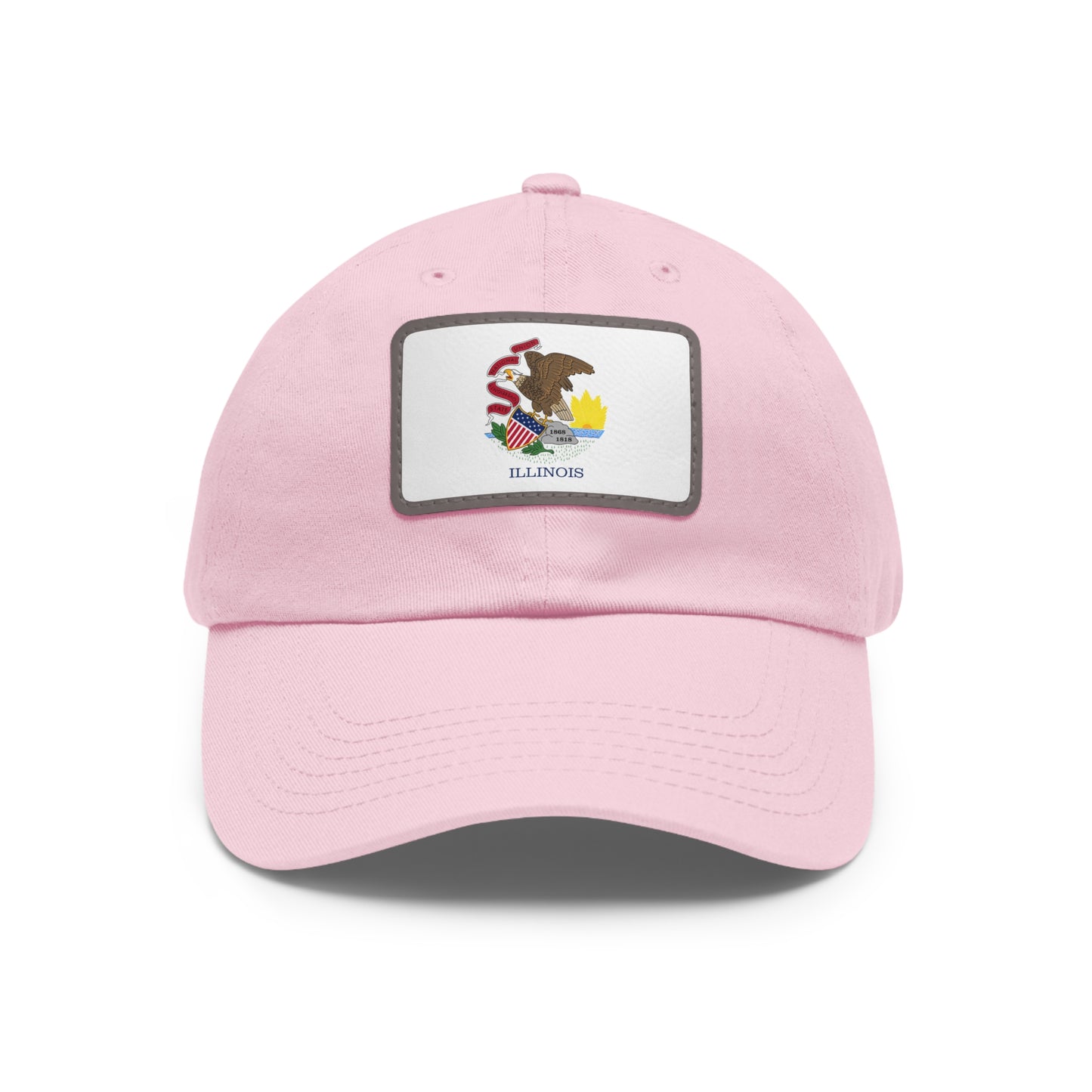 Illinois Leather Patch Hat