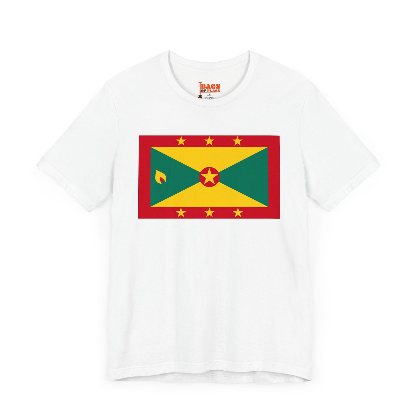 Grenada Flag on T-shirt