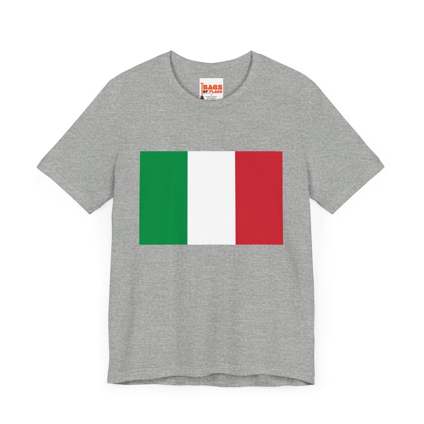 Italy Flag on T-shirt