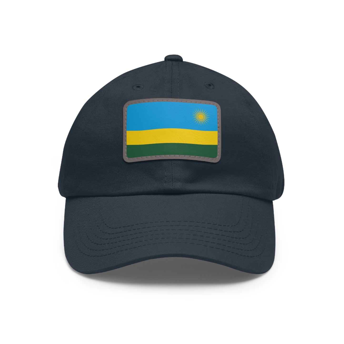 Rwanda Leather Patch Hat