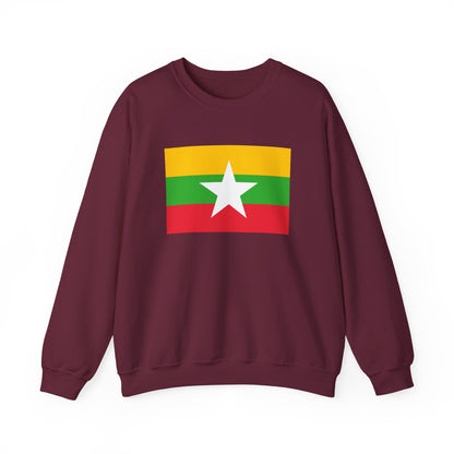 Myanmar Flag Sweatshirt
