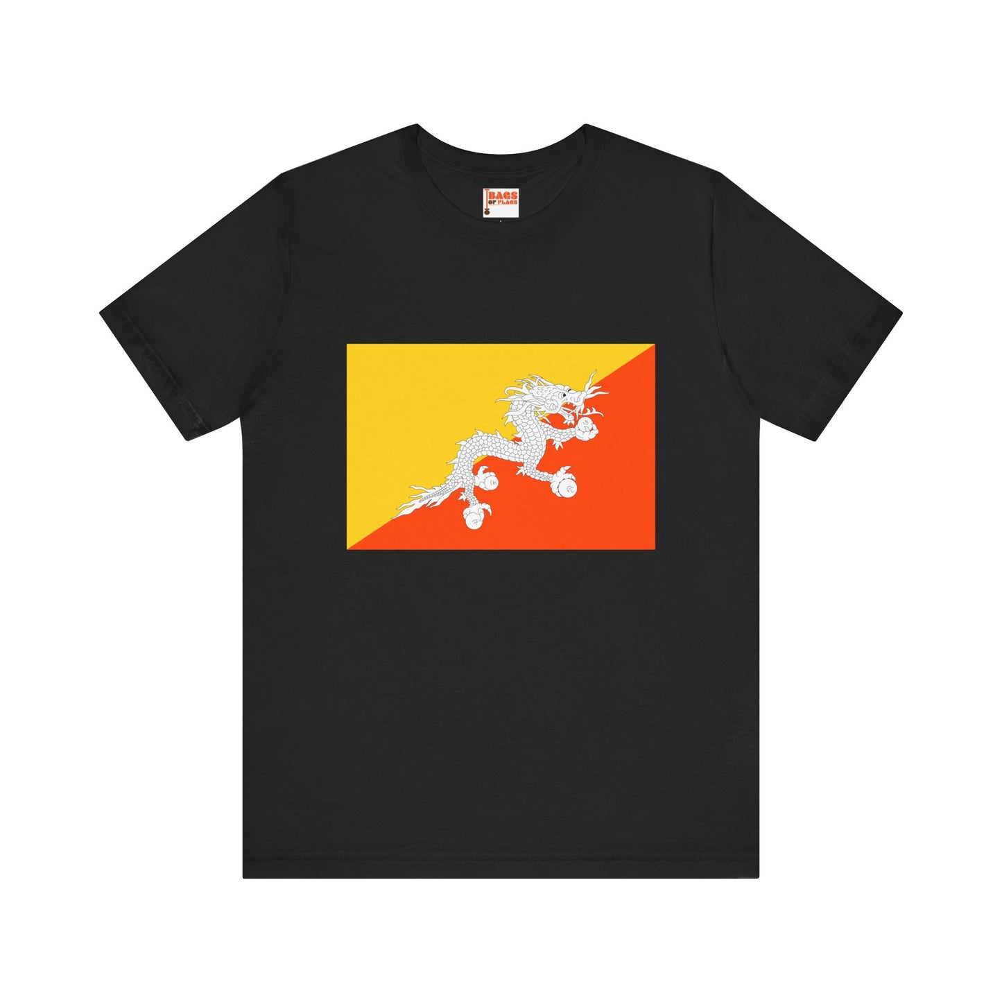 Bhutan Flag on T-shirt
