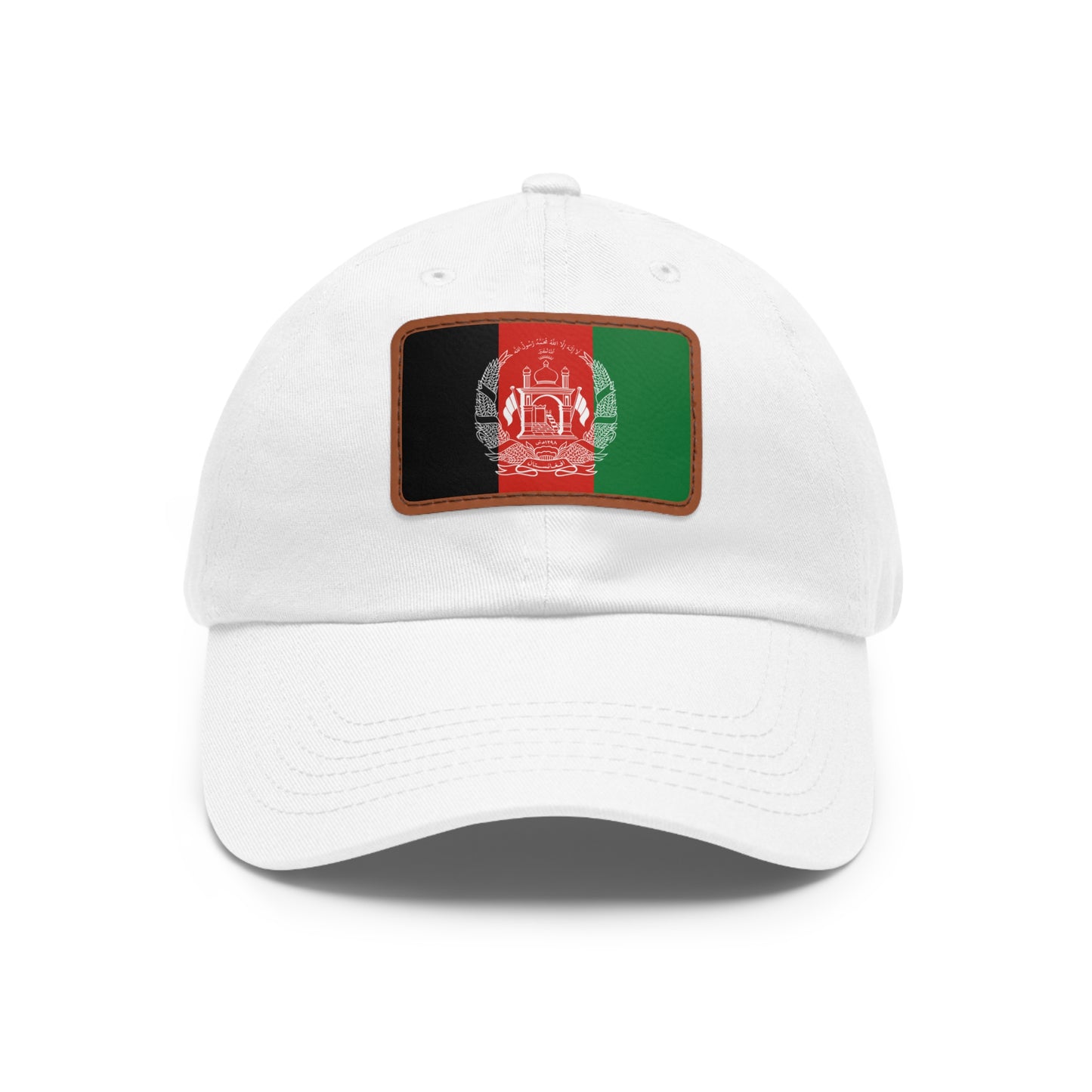Afghanistan Leather Patch Hat