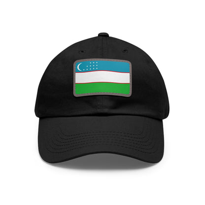 Uzbekistan Leather Patch Hat