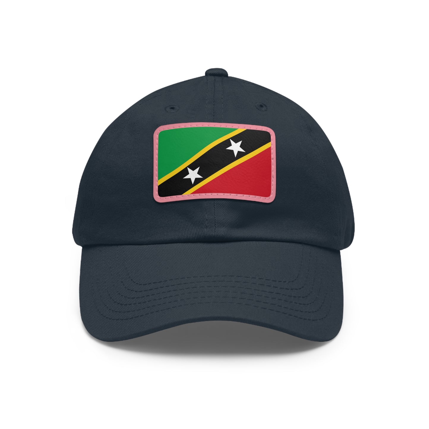 Saint Kitts and Nevis Leather Patch Hat