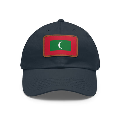 Maldives Leather Patch Hat