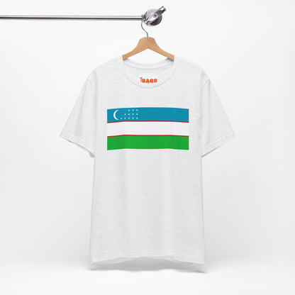 Uzbekistan Flag on T-shirt