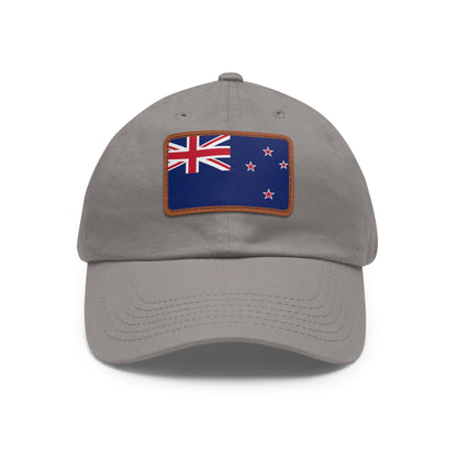 New Zealand Leather Patch Hat