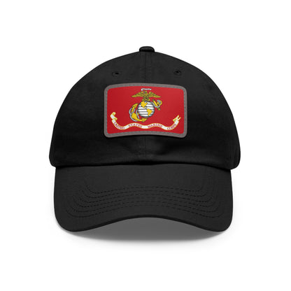 US Marine Corps Leather Patch Hat