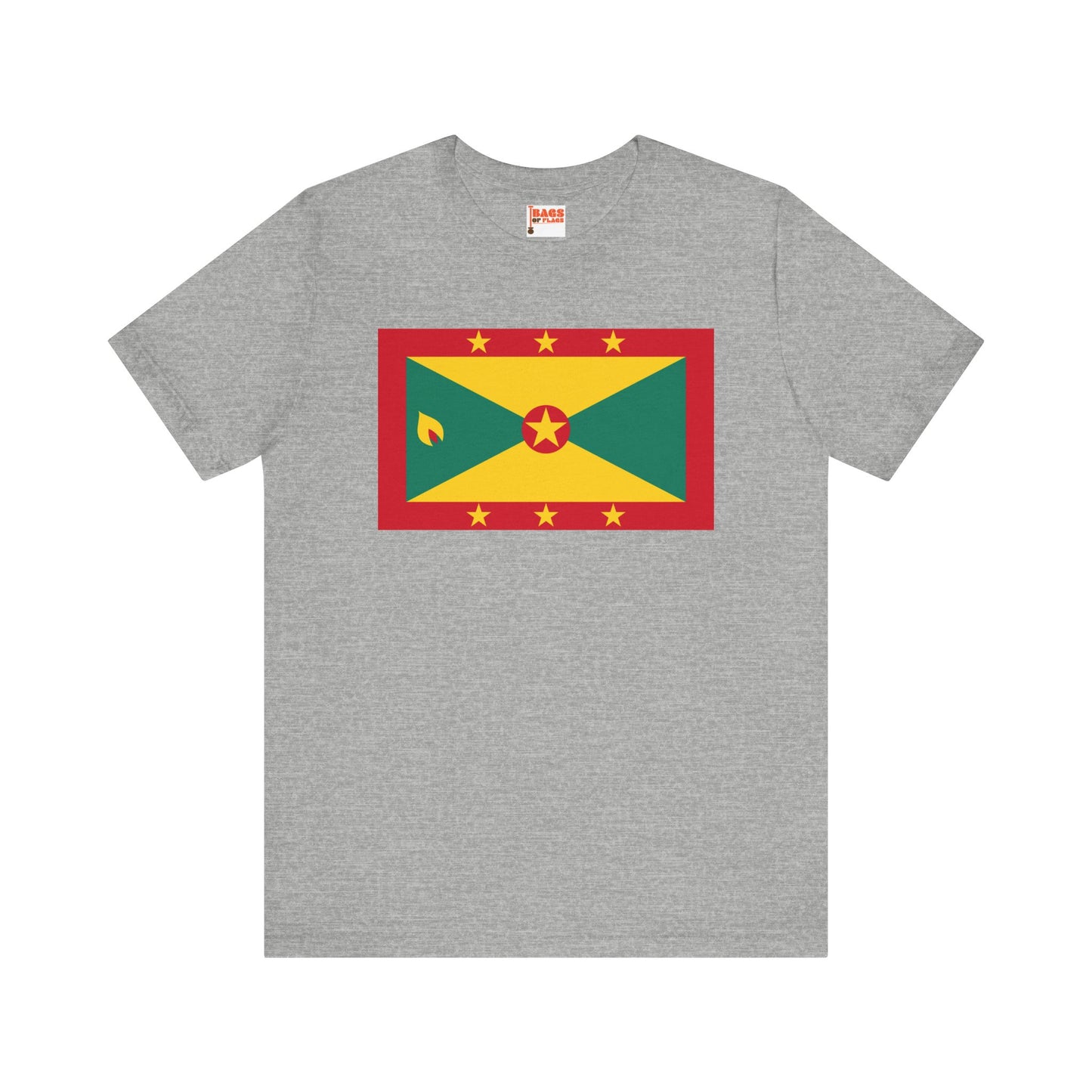 Grenada Flag on T-shirt