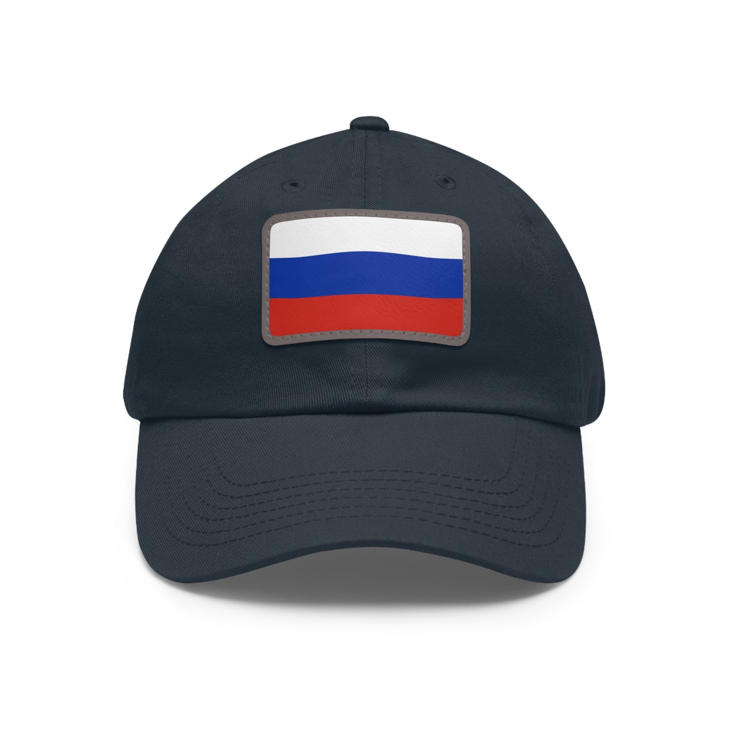 Russia Leather Patch Hat