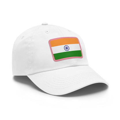 India Leather Patch Hat