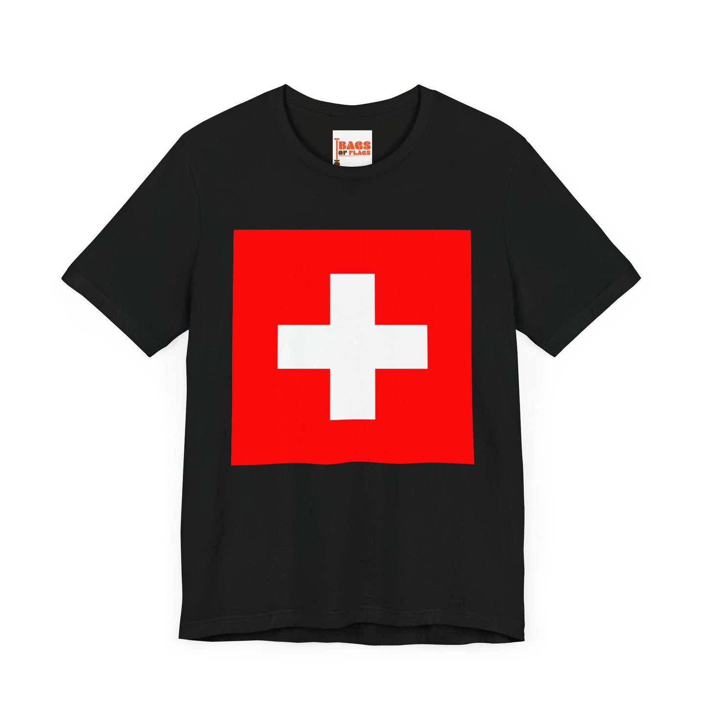 Switzerland Flag on T-shirt