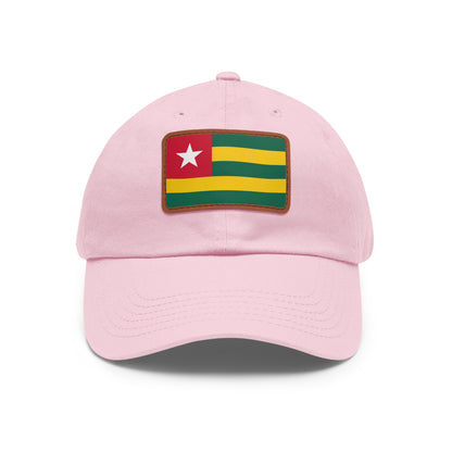Togo Leather Patch Hat