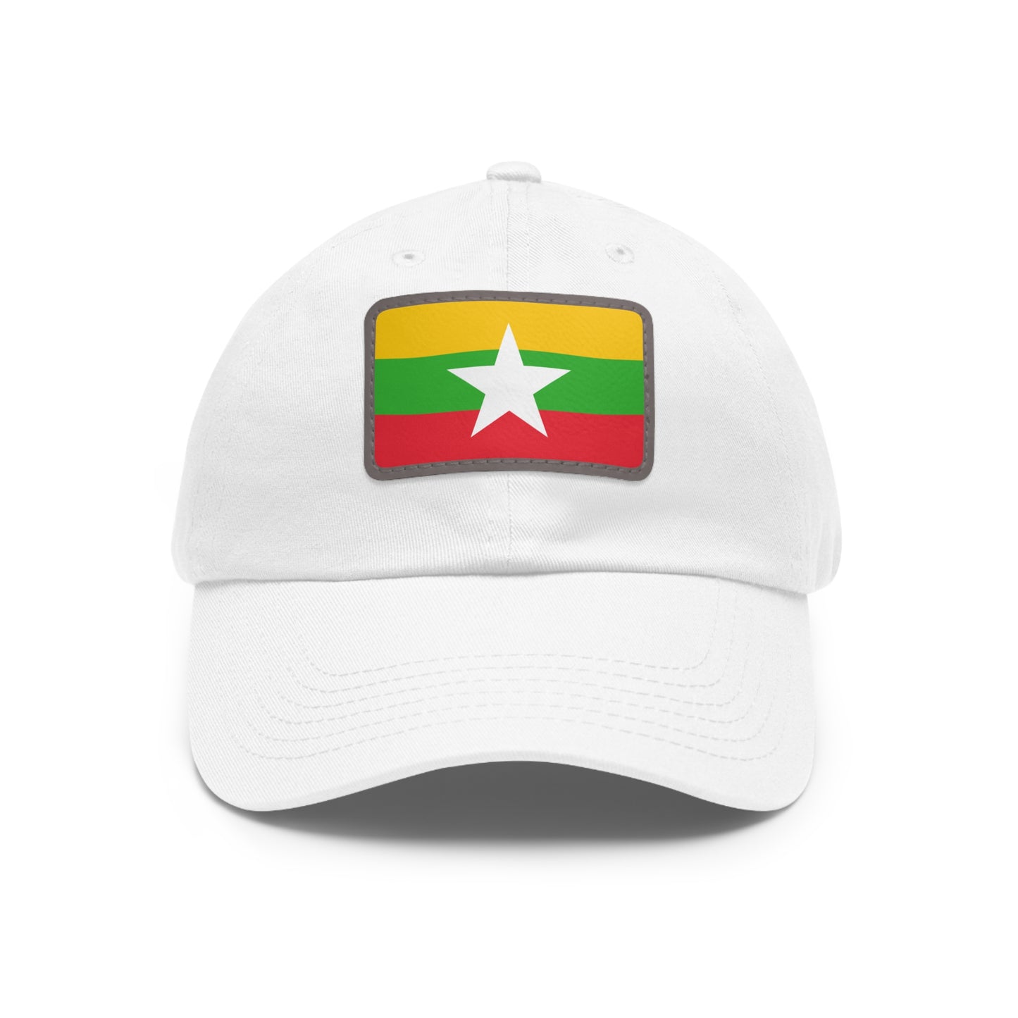 Myanmar Leather Patch Hat