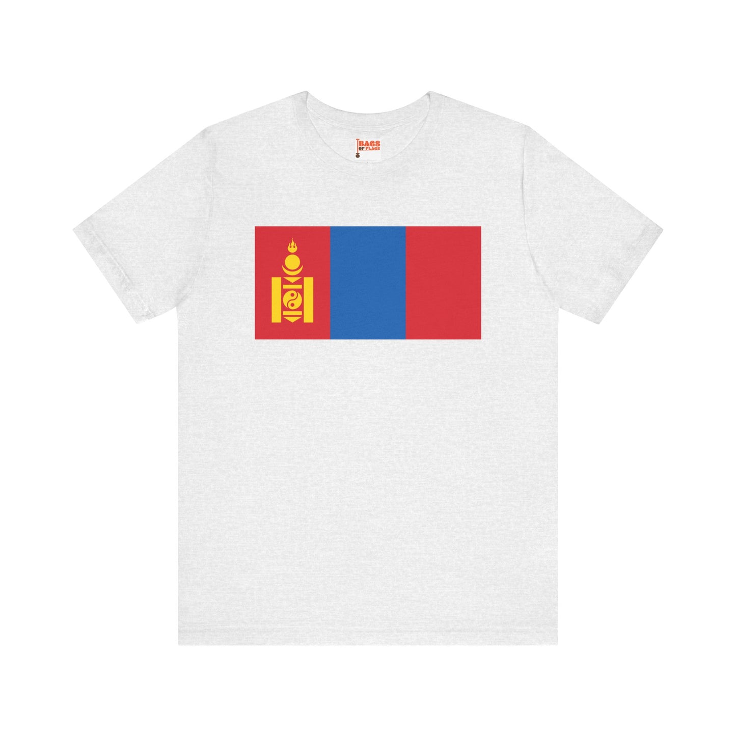 Mongolia Flag on T-shirt