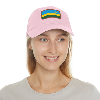 Rwanda Leather Patch Hat