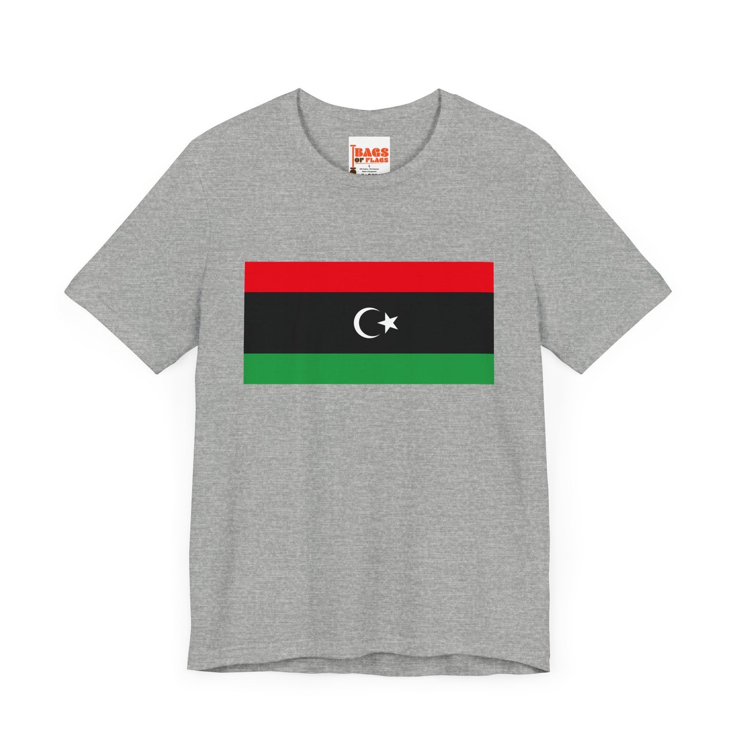 Libya Flag on T-shirt