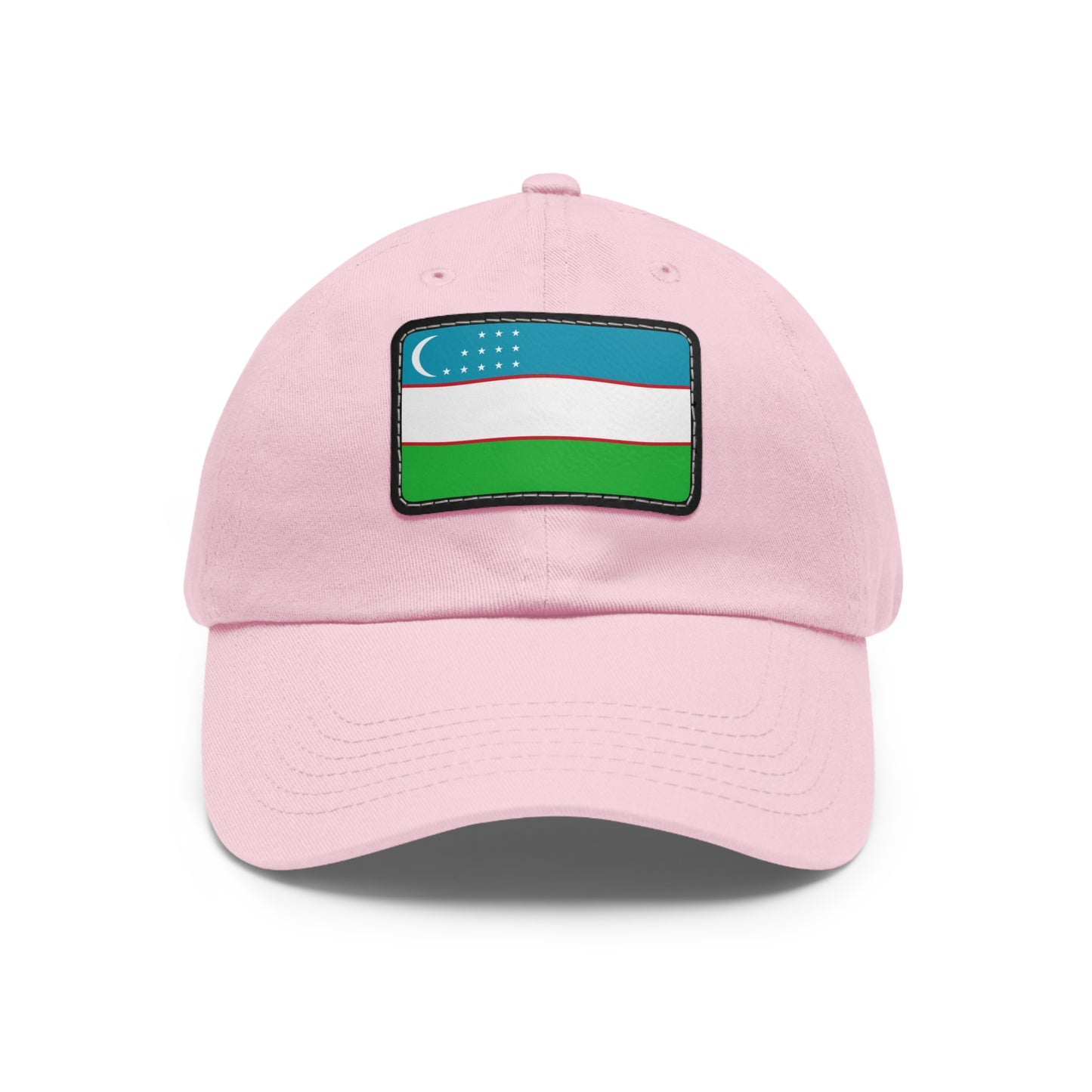 Uzbekistan Leather Patch Hat