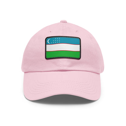 Uzbekistan Leather Patch Hat