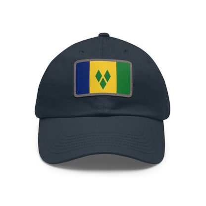 Saint Vincent and the Grenadines Leather Patch Hat