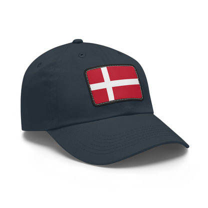 Denmark Leather Patch Hat