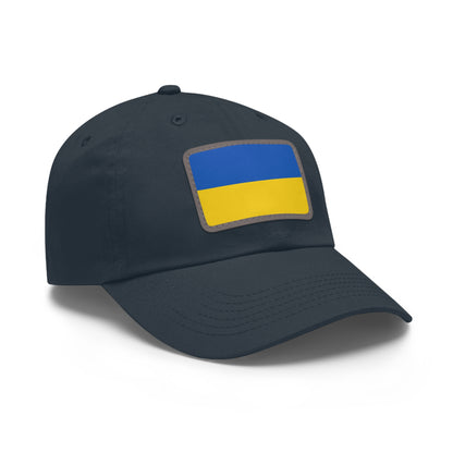 Ukraine Leather Patch Hat