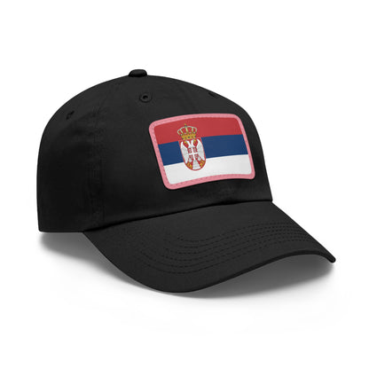 Serbia Leather Patch Hat