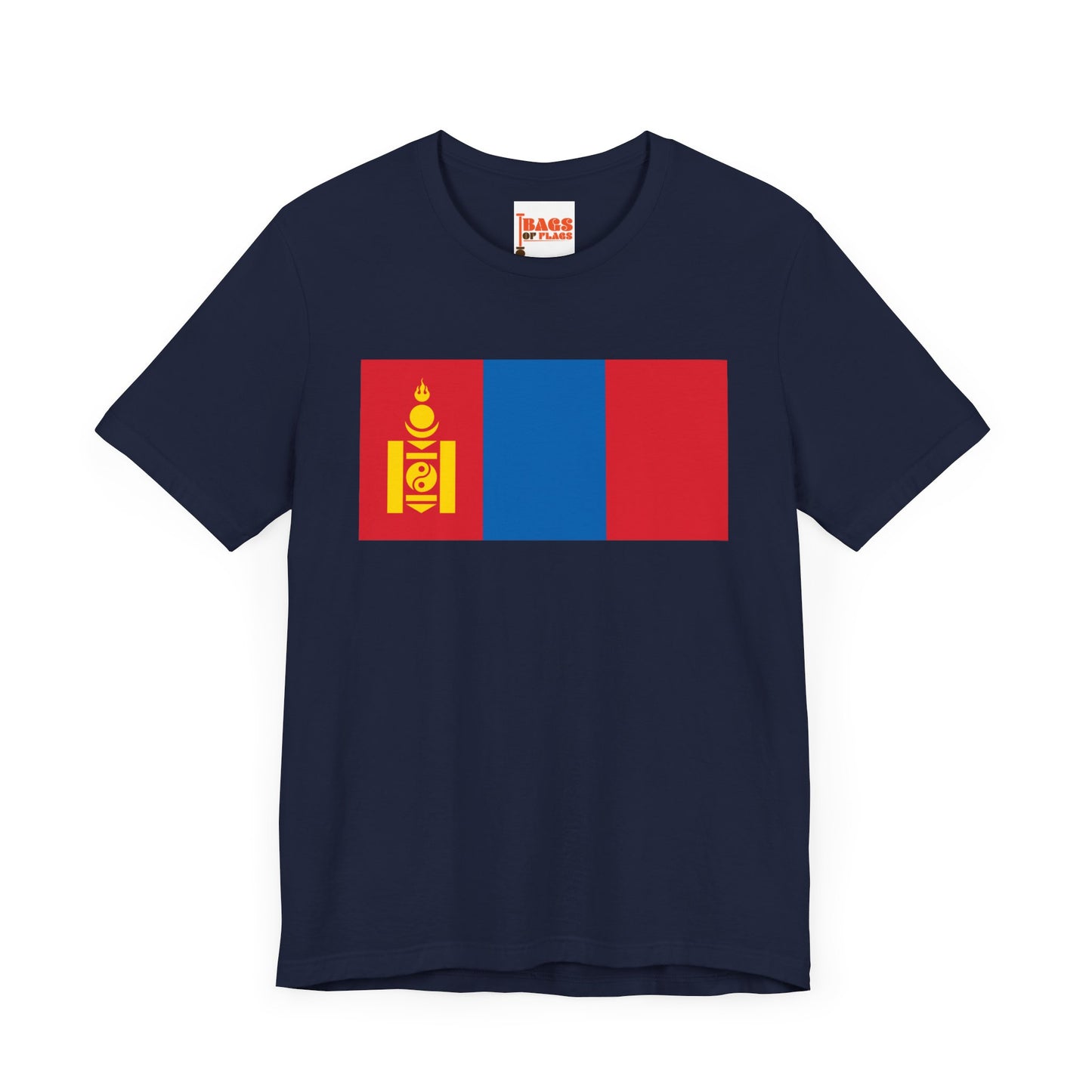 Mongolia Flag on T-shirt