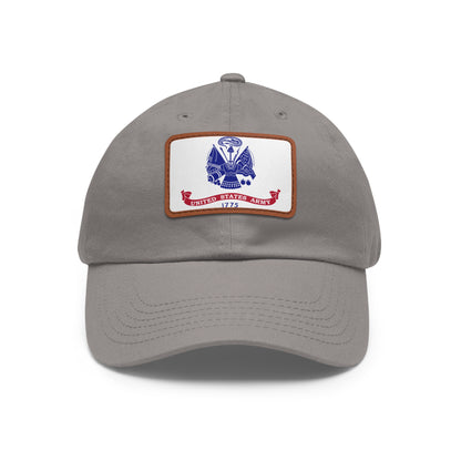 US Army Leather Patch Hat
