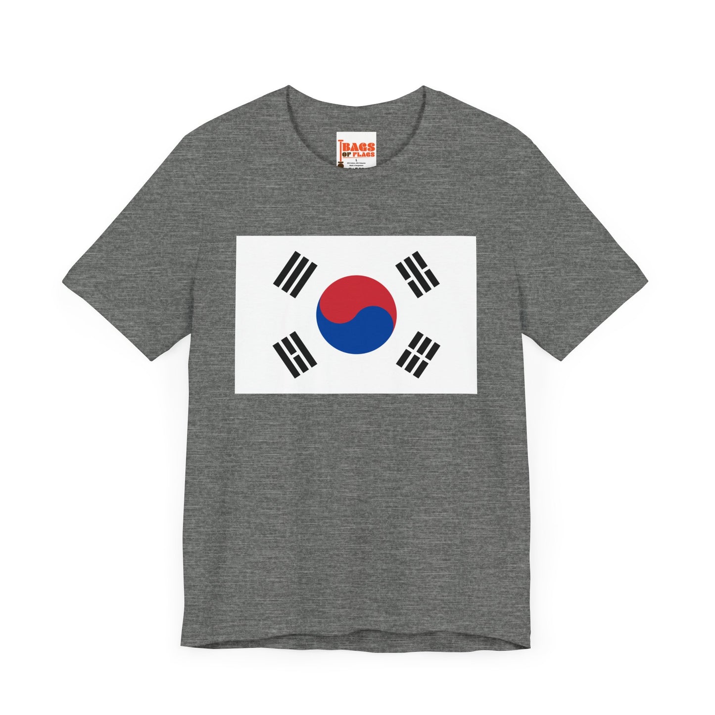 South Korea Flag on T-shirt