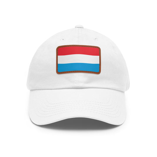 Luxembourg Leather Patch Hat