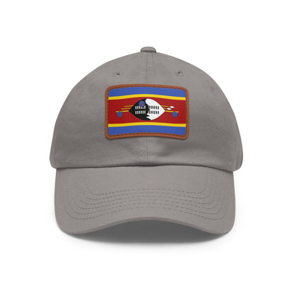 Eswatini Leather Patch Hat