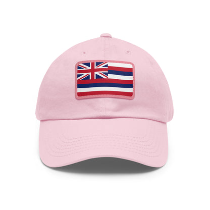Hawaii Leather Patch Hat