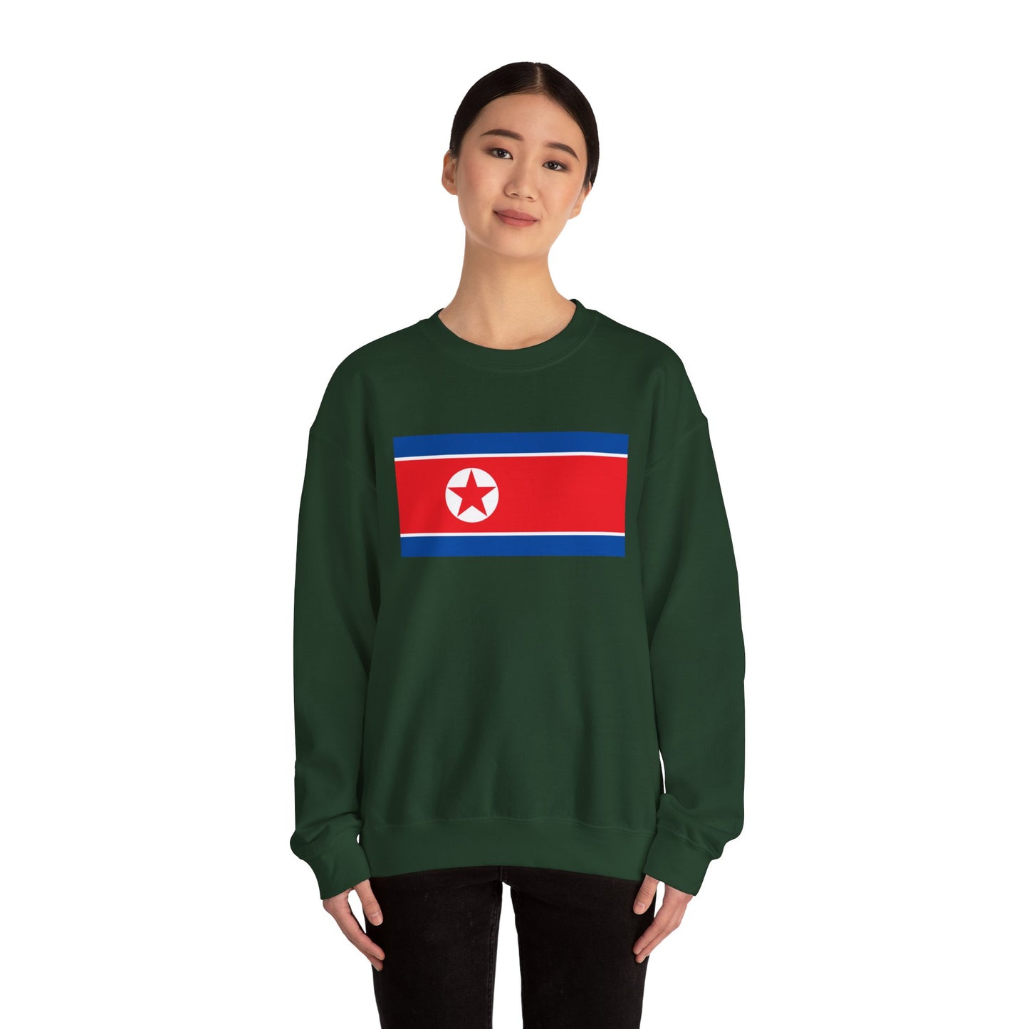North Korea Flag Sweatshirt