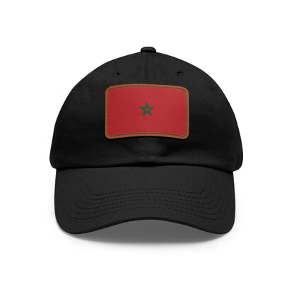 Morocco Leather Patch Hat
