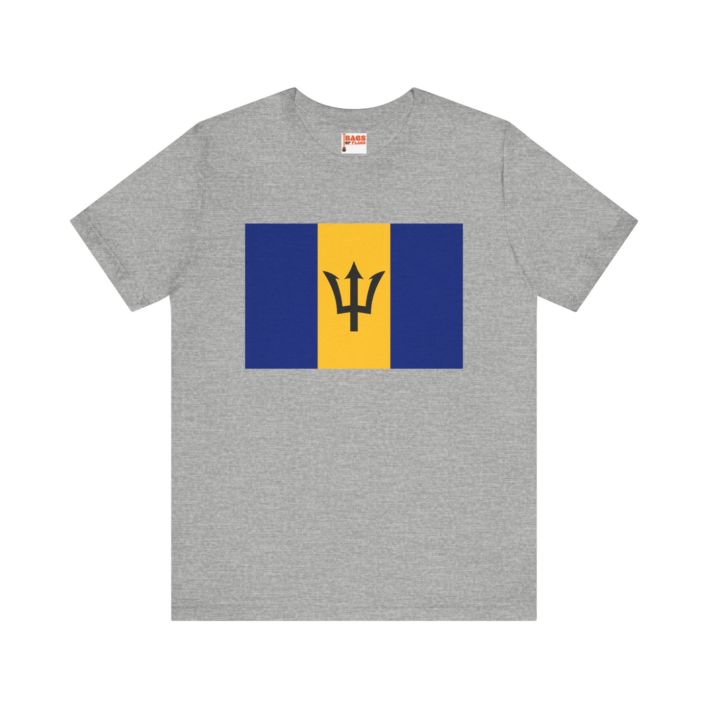 Barbados Flag on T-shirt