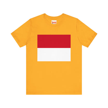 Monaco Flag on T-shirt